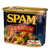 SPAM HAM SPICED LOW SALT  美国午餐肉-低盐 340GM   24903