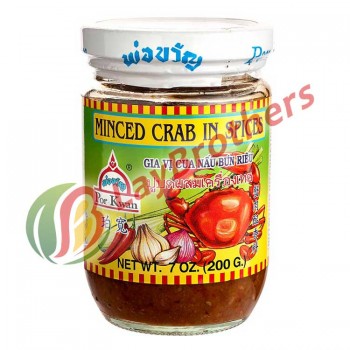 PK MINCED CRAB IN SPICES   200G 珀寬蟹肉配香料 24926