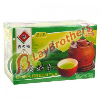 JZF GREEN TEA BAG  吉之福绿茶包(盒)20包   40Gx20  41562