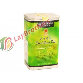 THS PEARL GREEN TEA 天湖山珍珠绿茶-方罐  150GM   41652