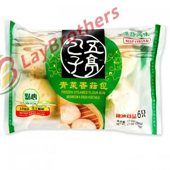 WTS VEG/MUSHROOM BUNS 五亭素青菜香菇包  480G  86097